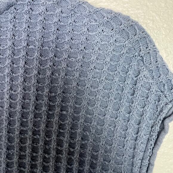 Urban Outfitters Out from Under Women's XS Baby Blue Ty Waffle Romper Lounge - Picture 9 of 10